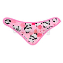 Akuku 2:1 előke és nyálkendő - Panda - Rózsaszín