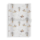 Merev pelenkázó lap (ék peremmel) - Állatok hőlégballonban