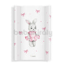 Merev pelenkázó lap (ék peremmel) - Nyuszi masnikkal