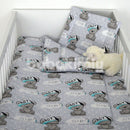 Ágynemű 2 részes - Maci fiú - Szürke