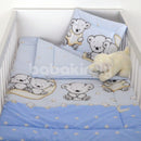 Ágynemű 2 részes - Maci és hold - Kék