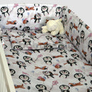 Ágynemű 3 részes - Pingvin - Rózsaszín