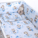 Ágynemű 3 részes - Zsiráfos - Kék