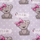 Ágynemű 4 részes - Maci lány - Szürke