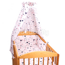 Ágynemű 4 részes - Szívecskés - Rózsaszín