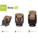 4Baby Autósülés - Roto-Fix 40-150 cm I-Size - Mokka