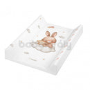 Puha pelenkázó lap (ék peremmel) - Nyuszi és csillag