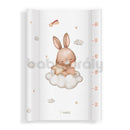 Merev pelenkázó lap (ék peremmel) - Nyuszi és csillag