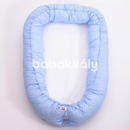 Babafészek - Kék és fehér pöttyös