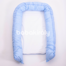 Babafészek XL - Kék és fehér pöttyös