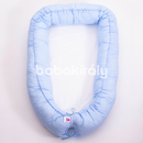 Babafészek XL - Kék és kék tűpöttyös