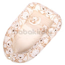 Babafészek - Maci és hold - nagy macikkal - Bézs