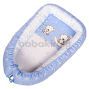 Babafészek - Maci és hold - kis macikkal - Kék