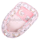 Babafészek - Maci és hold - nagy macikkal - Rózsaszín