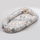 Babafészek - Szürke szafari állatos