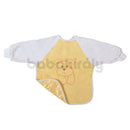 Belebújós, ujjas előke - Kutya - Sárga és fehér