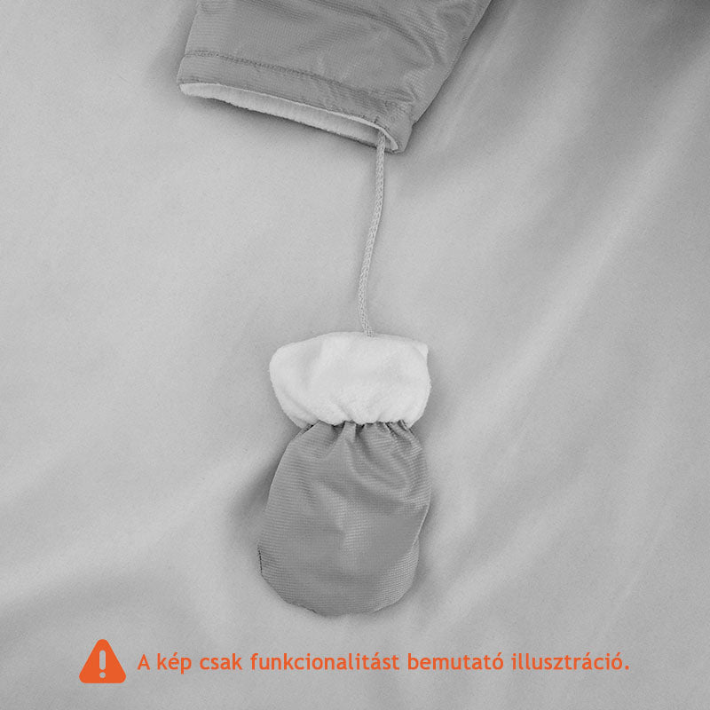 Téli bundazsák/overál - Bézs - Hóember