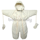 Téli bundazsák/overál - Bézs - Hóember