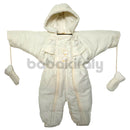 Téli bundazsák/overál - Bézs - Pingvin