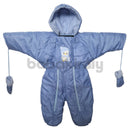 Téli bundazsák/overál - Kék - Pingvin
