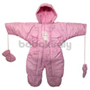 Téli bundazsák/overál - Rózsaszín - Pingvin