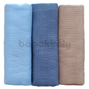 Pelenka - Fiús színekkel - egyszínű (3 darab)