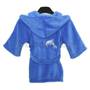 Gyermek köntös hímzéssel - Sötét kék