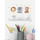 Kapcsoló matrica - Állatok csillagokkal