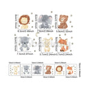 Kapcsoló matrica - Állatok csillagokkal