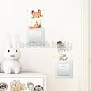 Kapcsoló matrica - Erdei állatok (6 részes)