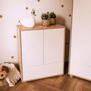 Klups Ida - Komód - Fehér és bükk