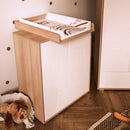 Klups Ida - Komód - Fehér és bükk