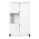 Klups Mia - Kétajtós szekrény - Fehér