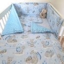 Minky szett - Sárkányos - Kék