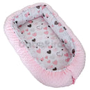 Minky prémium szett - Szívecskés - Rózsaszín