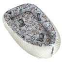 Minky prémium szett - Szürke szafari állatos