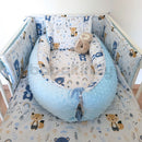 Minky szett - Maci és róka - Kék