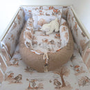 Minky szett - Róka biciklin - Mogyoró