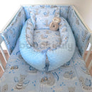 Minky szett - Sárkányos - Kék