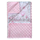 Minky Kocsitakaró - Vékony - Nyuszi - Fehér