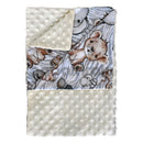 Minky Kocsitakaró - Vékony - Szürke szafari állatos