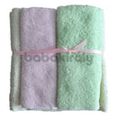 Nyál- és törlőkendő szett - Lányos színekkel