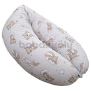 Szoptatós párna huzat (kifli) - Macis - Bézs