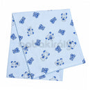 Mintás kifogó (Textil pelenka anyagú fürdőlepedő) - Macis - Kék