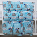 Zsebes tároló - Maci fiú - Türkiz