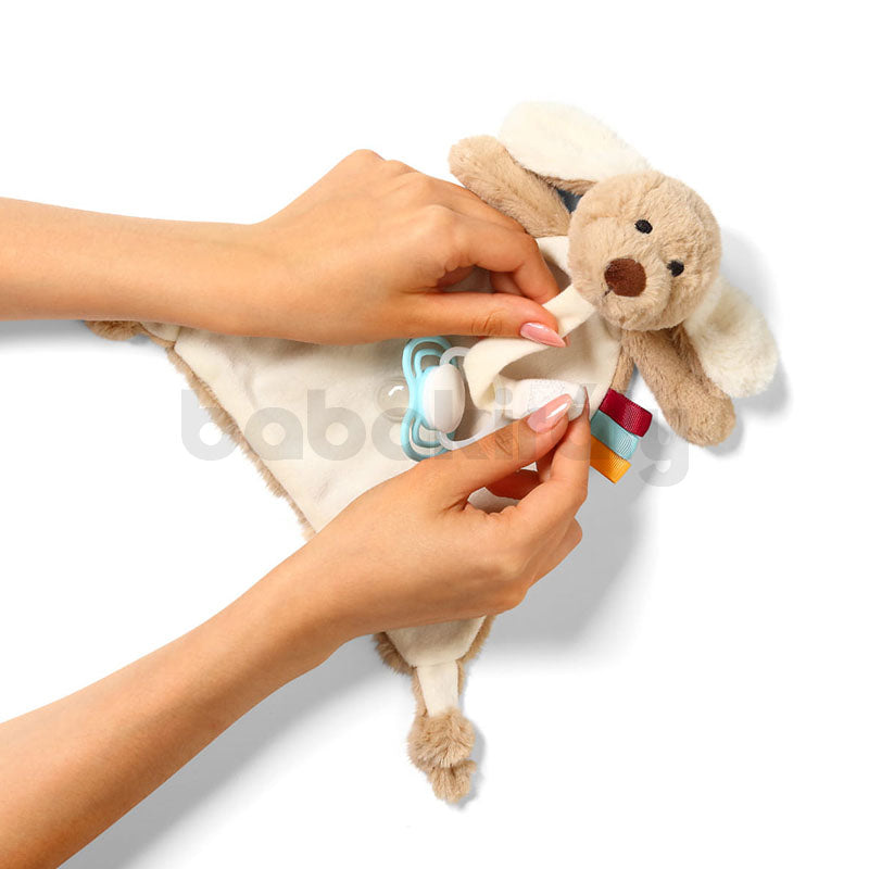 Baby Ono Alvókendő Cumitartóval - Willy kutya