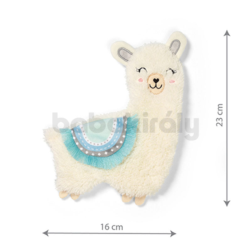 BabyOno Fejlesztő plüss játék - Lulu láma - Kék