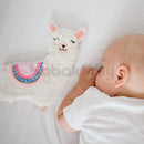 BabyOno Fejlesztő plüss játék - Lulu láma - Rózsaszín