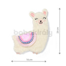 BabyOno Fejlesztő plüss játék - Lulu láma - Rózsaszín