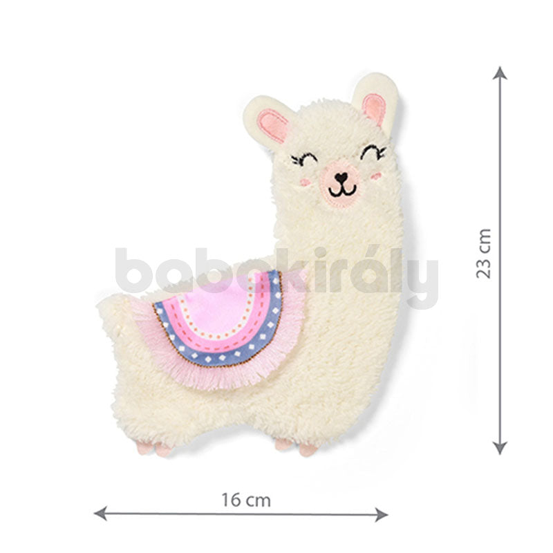 BabyOno Fejlesztő plüss játék - Lulu láma - Rózsaszín
